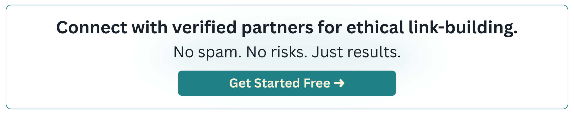 Connect with verified partnersethical link-building. No spam. No risks. Just results.